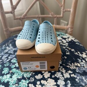 Native Kids Jefferson Shoes in Sky Blue